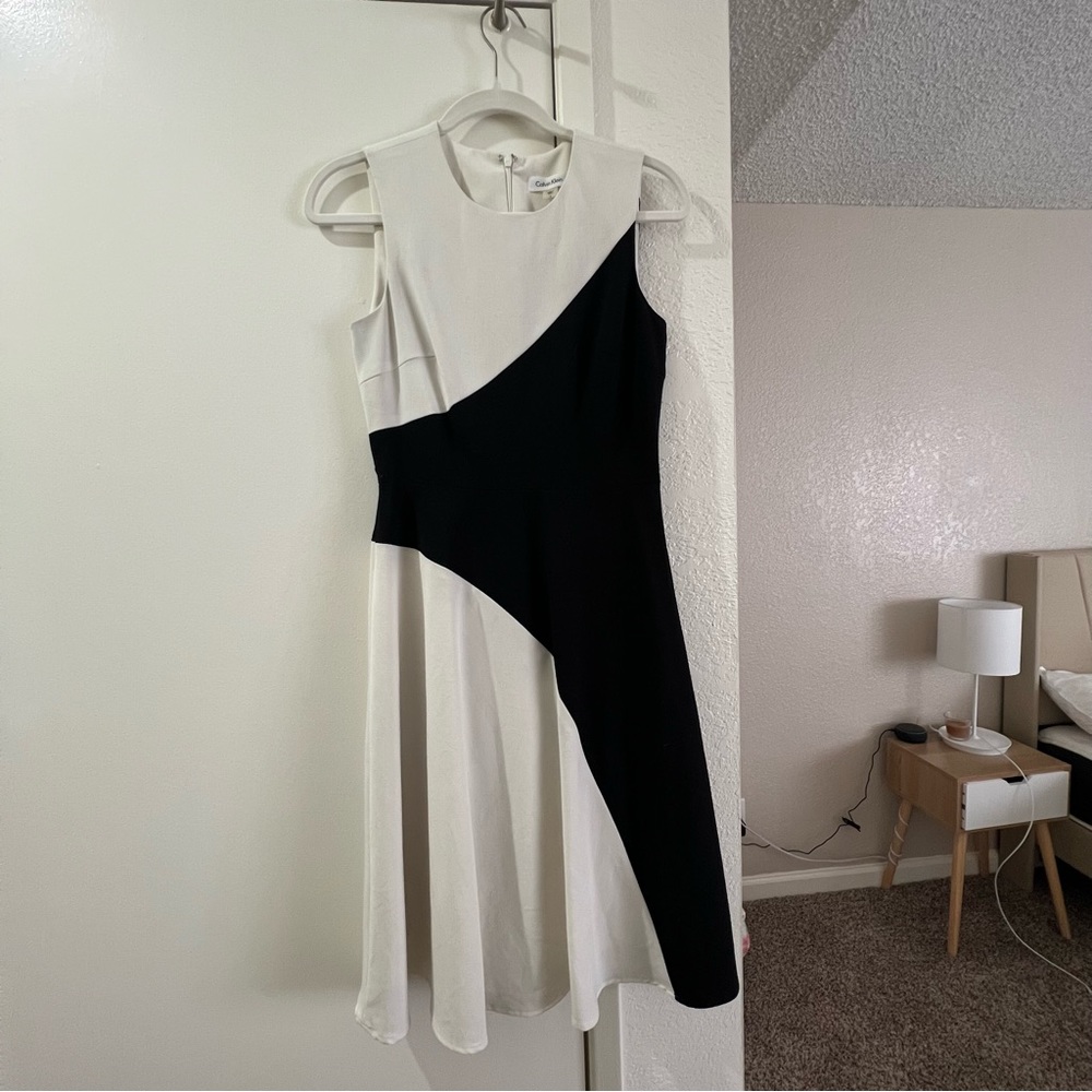 Two toned calvin klein dress